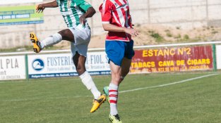 Una imatge del partit contra el Manresa