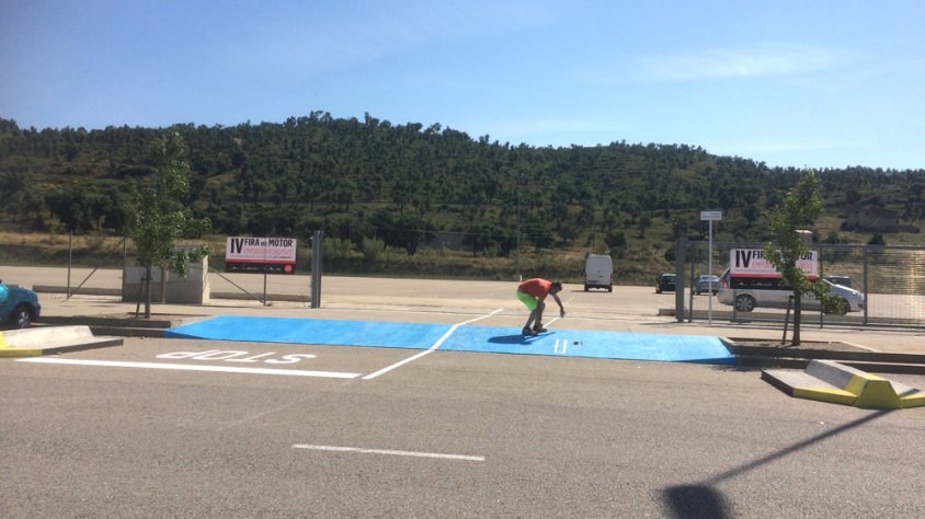 Aquest matí ja s'estava preparant l'espai per l'esdeveniment