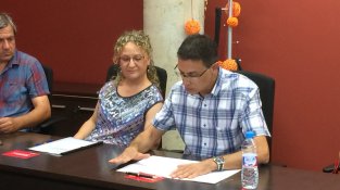 Jaume Ricart, portaveu i candidat d'ERC, ha fet un discurs dur i a estones emotiu