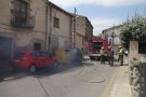 Incendi en un contenidor de deixalles al carrer Vell