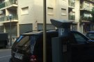 Foradat un parquímetre de la Jonquera