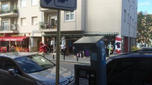 Parquímetre al carrer Majhor de la Jonquera