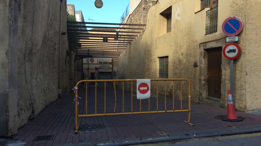 Tallen el carrer Grafic