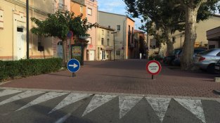 Tallen el trànsit del carrer Major en el seu tram inicial