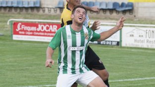 Una imatge del partit contra el Mataró