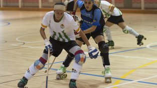 Una imatge del partit sènior femení del CP Jonquerenc
