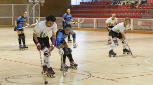 Una imatge del partit sènior femení del CP Jonquerenc
