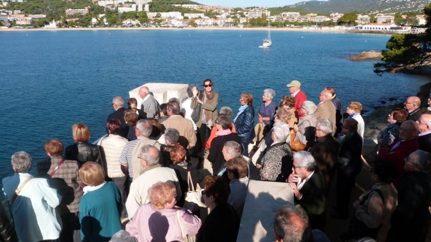 Una imatge de la sortida del Casal de l'Avi a Platja d'Aro