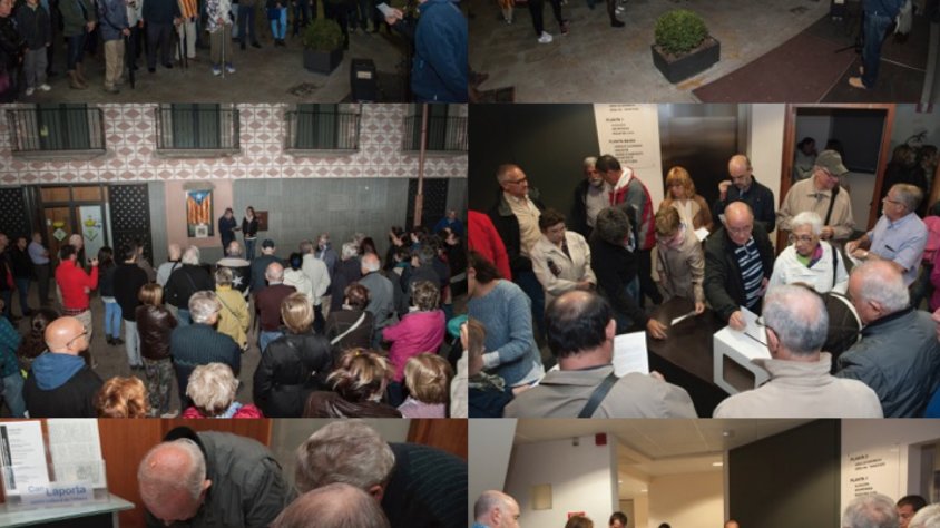 Concentració en suport als imputats pel 9-N a la Jonquera