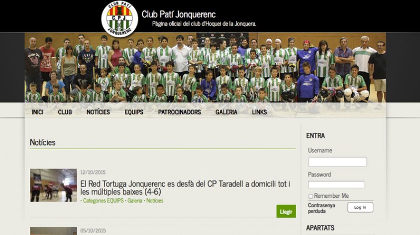 Web del CP Jonquerenc