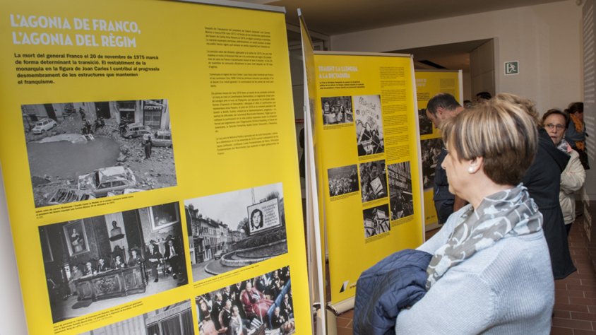 Inaugurada l'exposició "Catalunya en transició 1971-1980" al MUME aquest dissabte