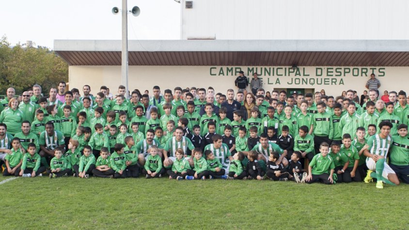 Presentació del Futbol Base de la UE la Jonquera el passat 1 de novembre