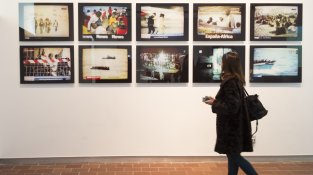 Inauguració de l'exposicio Monika Anselment "Fern sehen" al MUME