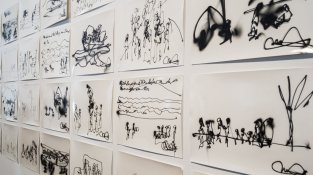 Inauguració de l'exposicio Monika Anselment "Fern sehen" al MUME