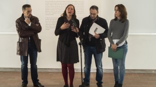 Inauguració de l'exposicio Monika Anselment "Fern sehen" al MUME