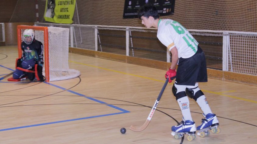 Partit de l'infantil del CP Jonquerenc, que igual que el benjamí i l'aleví han guanyat els seus partits