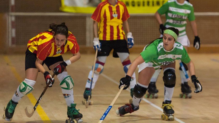 Imatge d'arxiu d'un partit de l'equip femení del CP Jonquerenc