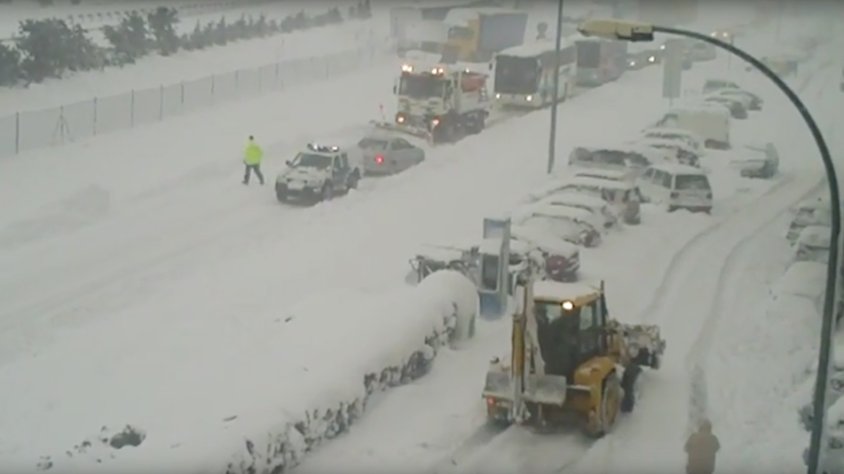 Avui fa 6 anys una nevada deixava la Jonquera 19 hores sense llum i la carretera tallada unes hores