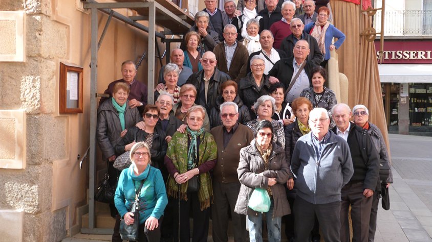 "Sortida de la botifarra" del Casal de la gent gran de la Jonquera
