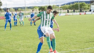 Una imatge del partit contra el Sants