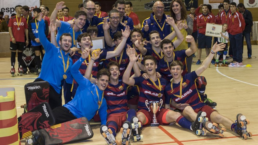El FC Barcelona s'imposa al GEiEG a la final i guanya el Campionat de Catalunya Júnior celebrat a la Jonquera
