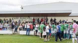 La UE la Jonquera jugarà la promoció. Imatges del partit d'ahir diumenge contra L'Escala