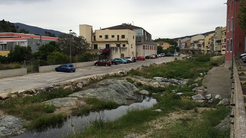 Un mes de maig com els d'abans: cada dia un raig. Així està el Llobregat avui dimecres 1 de juny a l'alçada del passeig del Llobregat