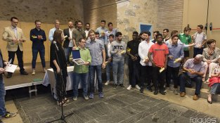 La UE la Jonquera va viure divendres una vesprada de reconeixements