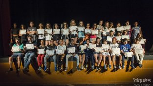 Festa de fi de curs a l'escola i l'institut de la Jonquera