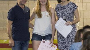 Festa de fi de curs a l'escola i l'institut de la Jonquera