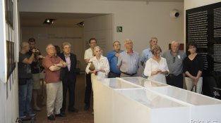 El Museu Memorial de l'Exili de la Jonquera va inaugurar ahir dissabte una exposició que conté una trentena de dibuixos d'Àlvar Orriols