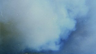 L’incendi avançant cap a la zona de Canadal i els estanys de la Jonquera