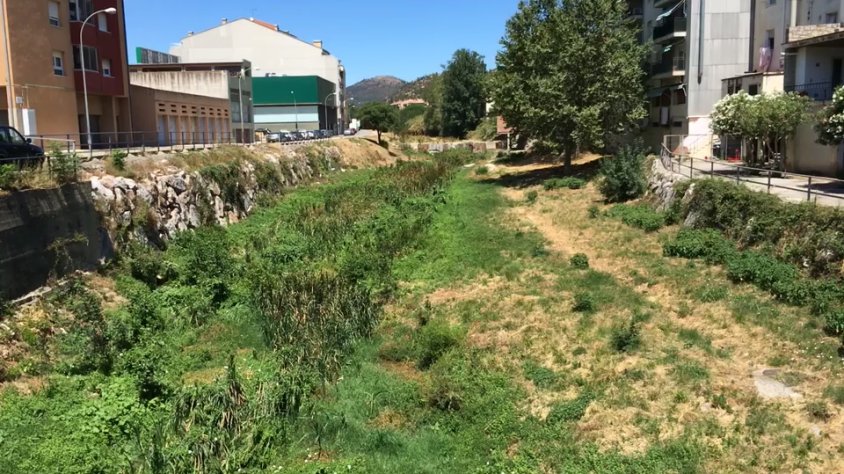 El Llobregat en una imatge del dilluns 1 d'agost de 2016