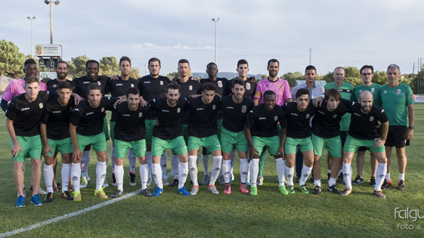 Equip actual de la UE La Jonquera que juga a Tercera Divisió