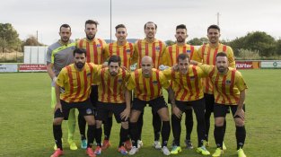 Imatges del partit disputat a Les Forques entre la la Jonquera i el Sant Andreu, amb empat a zero