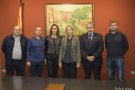 La consellera Neus Munté va visitar ahir la Jonquera
