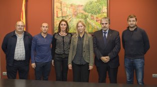 Imatges de la visita de la consellera Neus Munté ahir la Jonquera