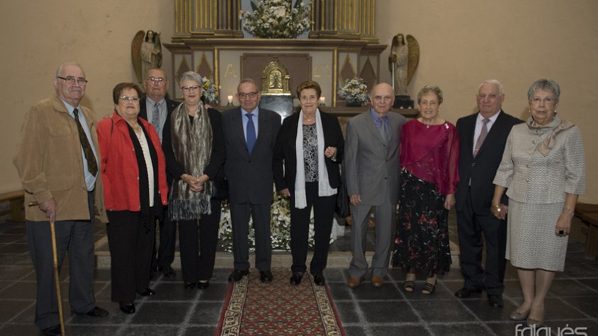 Imatges de la IXa Festa de les Noces d'or organitzada pel Casal de l'Avi de la Jonquera