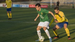 Una imatge del partit contra el Castelldefels