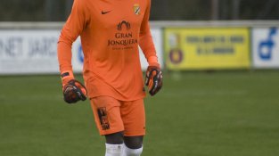 Una imatge del partit contra el Castelldefels
