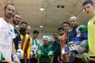 Marcel Carreras adreça un missatge a l'afició del Jonquerenc