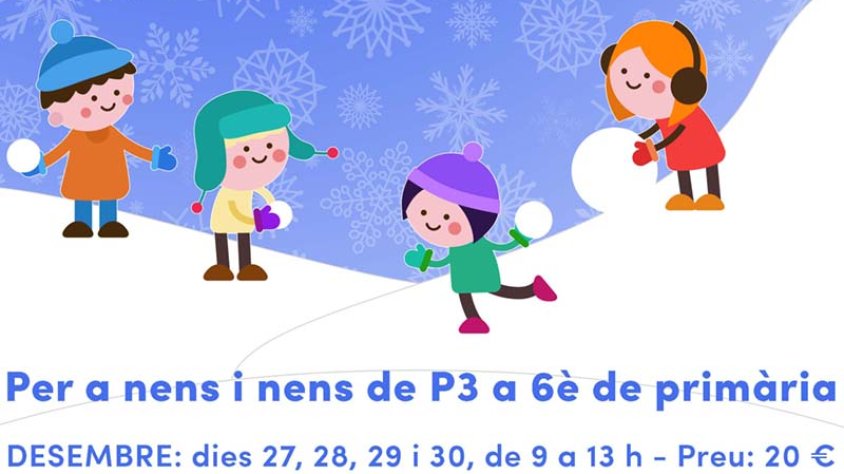 Ja hi ha programa i periode d'inscripcions obertes per al Casal de Nadal