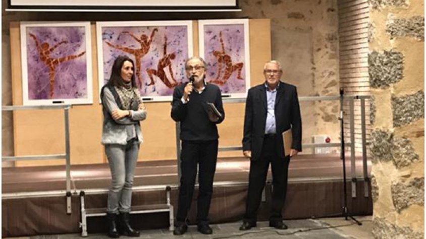Imatges inauguració de l’exposició “Els passos d’Isidora Duncan” de Jaume Mach