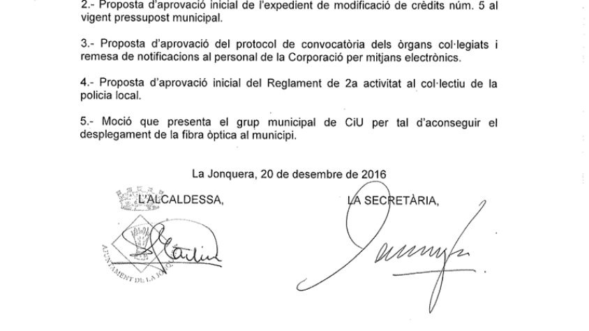 Dijous, darrer Ple de l'any