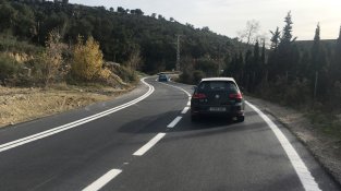 Tercera fase d'obres a l'avinguda Sis d'octubre, amb nou paviment i espai per als vianants