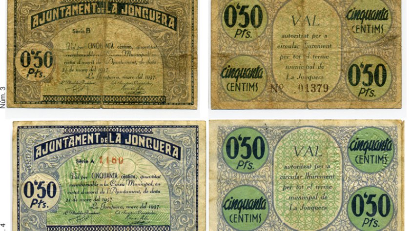 El Paper moneda a la Jonquera l’any 1937