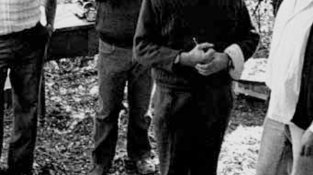 Mario Artizà, amb boina,  dècada dels 80