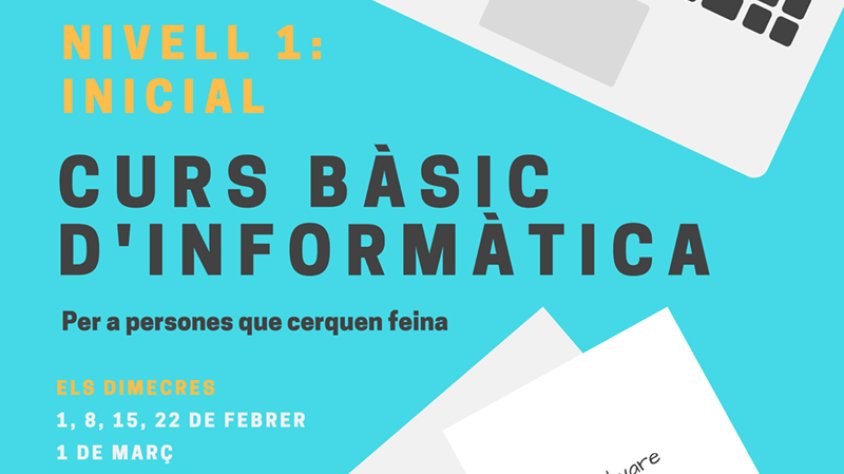 Curs gratuït d’informàtica a Can Laporta