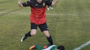 Imatge del partit entre la Jonquera i el Cerdanyola d'aquest cap de setmana passat