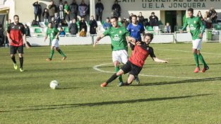 Imatge del partit entre la Jonquera i el Cerdanyola d'aquest cap de setmana passat
